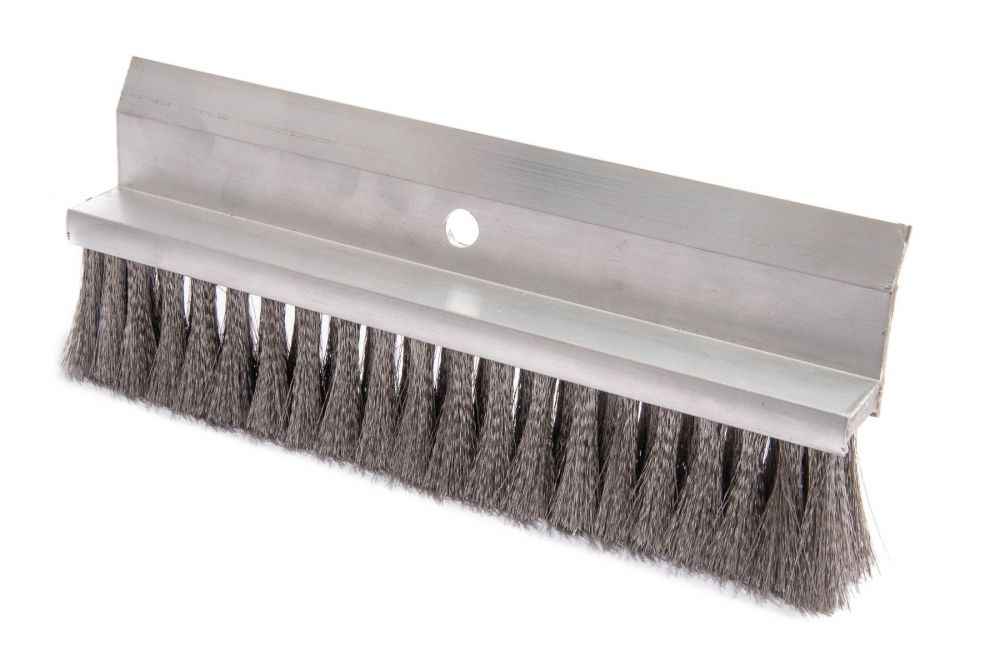 Oven Cleaning Brush & Scraper with Brass Wire Bristles