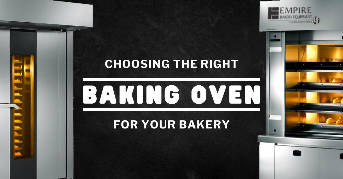Finding the right deck oven for your artisan bakery